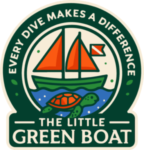 the little green boat logo